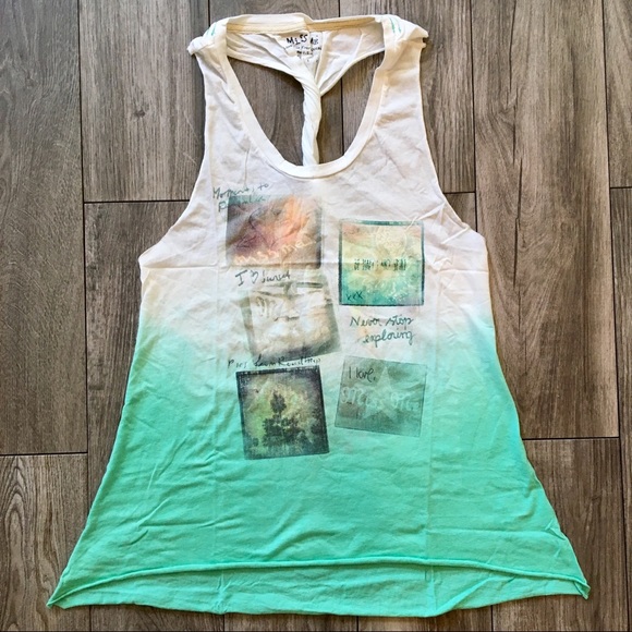 Miss Me Tops - NWOT Miss Me Ombré Tank Top
